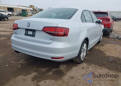 2017 Volkswagen Jetta 1.4T S z USA, uszkodzony, nr VIN 3VW2B7AJ0HM363956